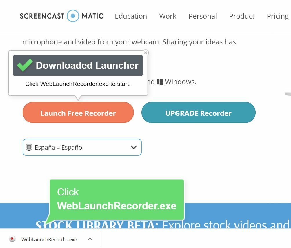 Grabar pantalla con Scrrencast-o-matic